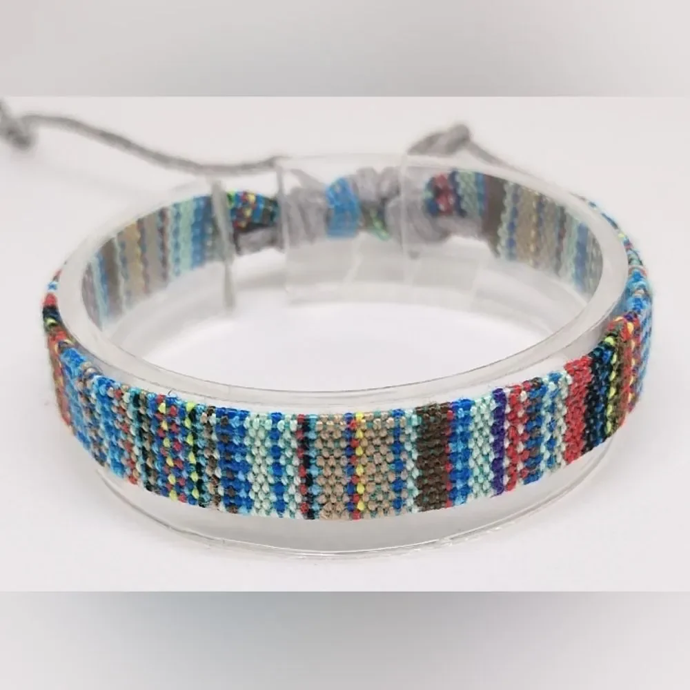 Men's bracelet striped punk new e77